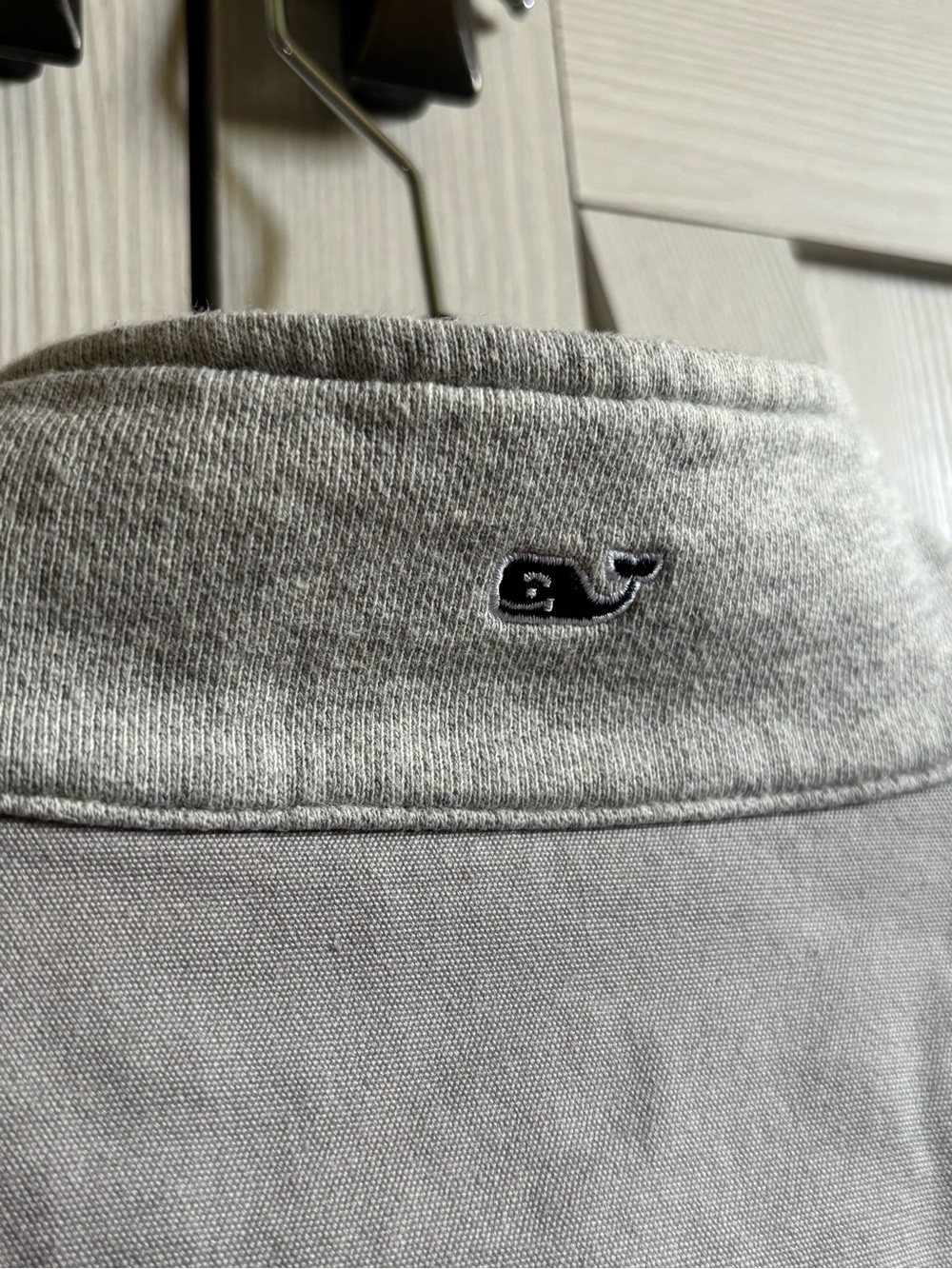 Vineyard Vines Tan Pullover with Pink Logo Patch - Picture 11 of 12